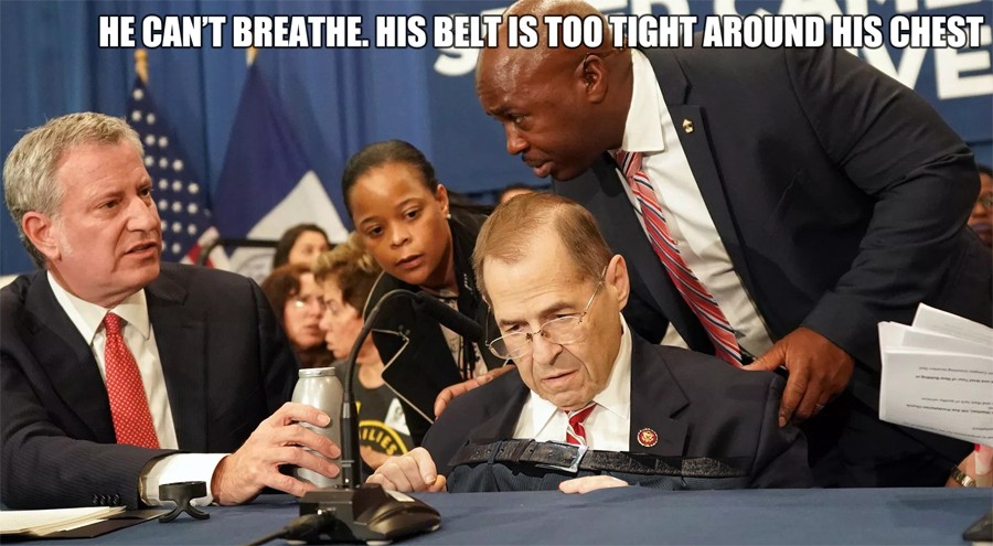 TheIrishDame's tweet photo. 💩"KNOBGOBBLER"👄 Nadler Admits Democrat’s Real Goal With The #Shampeachment...
"WE HAVE TO BRING TRUMP TO HEEL!"
https://t.co/okWixkSZXn 
#Trump2020NowMoreThanEver 😎
🕯️#ShadowBanned🕯️ https://t.co/MEGOZ21UZB
