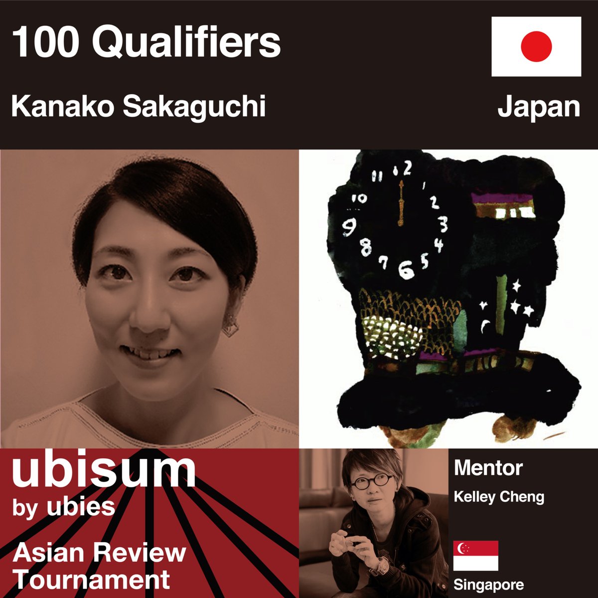 ubies_asia's tweet photo. 📢📢100名の本選クリエイター&メンターのトーナメント・ペア発表! ubisum by ubies CREATOR x MENTOR
Kanako Sakaguchi🇯🇵 - Kelley Cheng 🇸🇬
本選開始は2月3日から! The tournament starts from February 3rd! #ubisum #100qualifiers #ユビサム100名クリエイター https://t.co/hshEaiVXYP