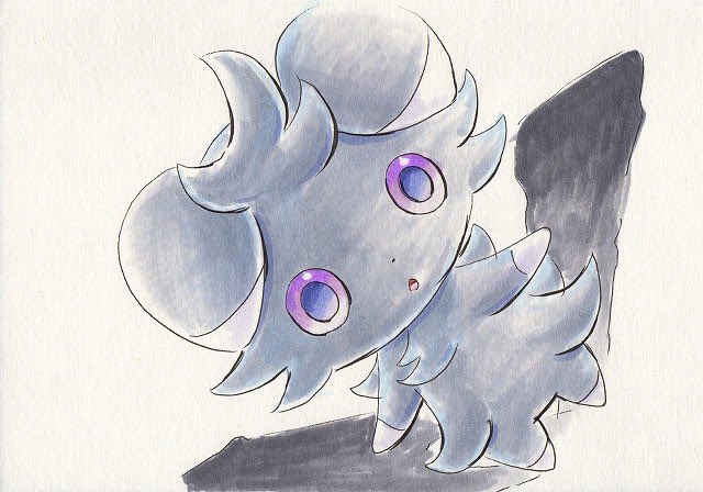 ポケモン「あまり描いた記憶がないポケモン
#ニャスパーの日 」|岩根雅明　MASAAKI IWANEのイラスト