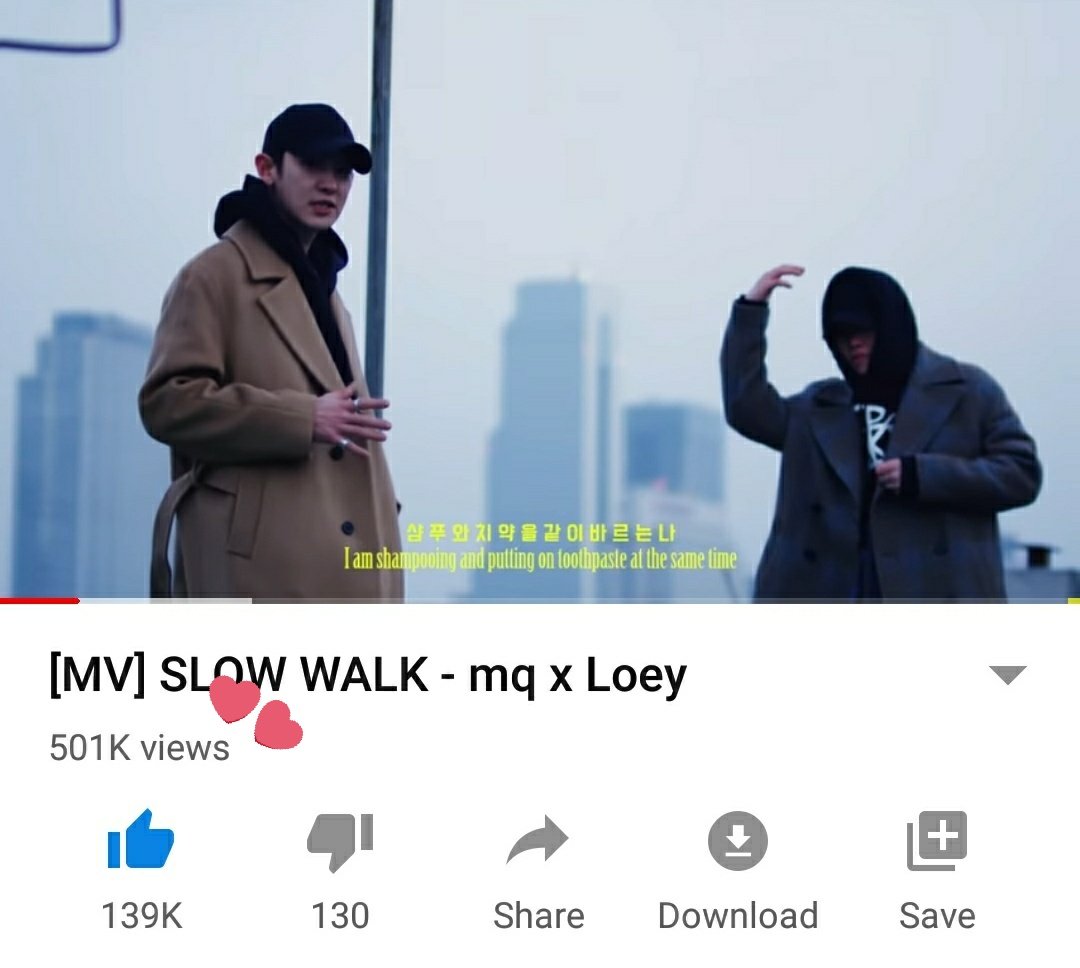 27xCHANYEOL's tweet photo. [MV] SLOW WALK- mq x Loey has surpassed 500k on YouTube 🎉

Let's stream harder, making it the first NNG MV to cross 1M views, shall we?🤗

🔗https://t.co/wZVNJo7jhx

#SlowWalkWithLoey 
#찬열 @weareoneEXO #CHANYEOL https://t.co/R6mlPw7nNX