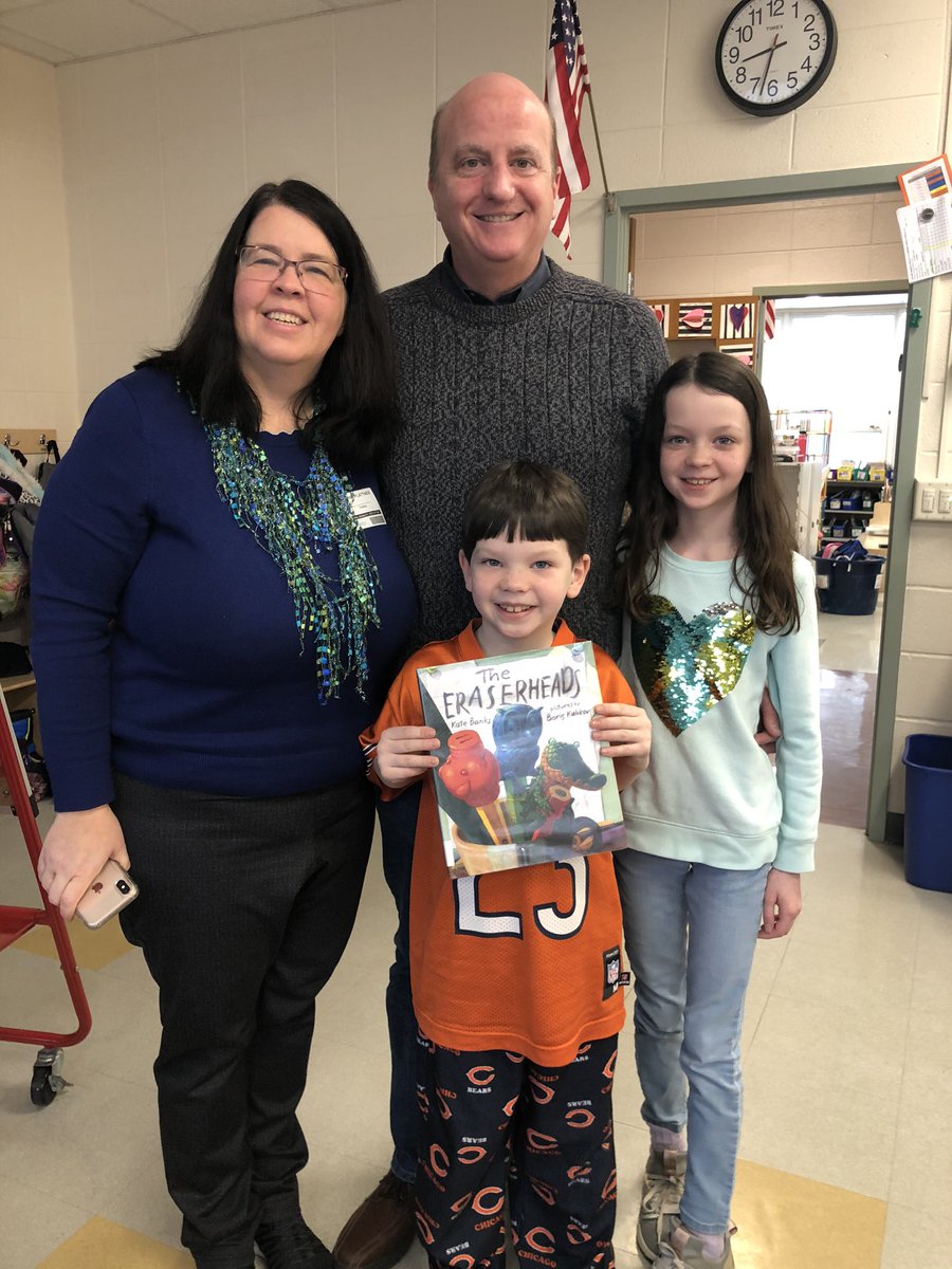 Wonderful Star Student! Kids loved hearing the book, The Eraser Heads! #cherokeeinspires