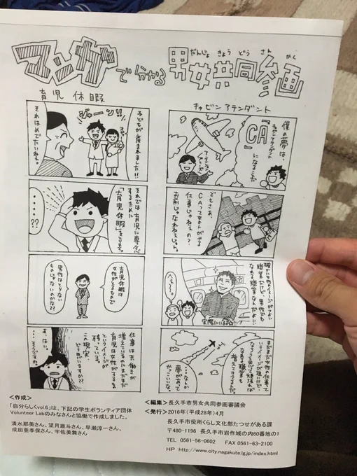 5年前に描いたマンガが
出てきまた!!!!!!

男女共同参画社会!! 