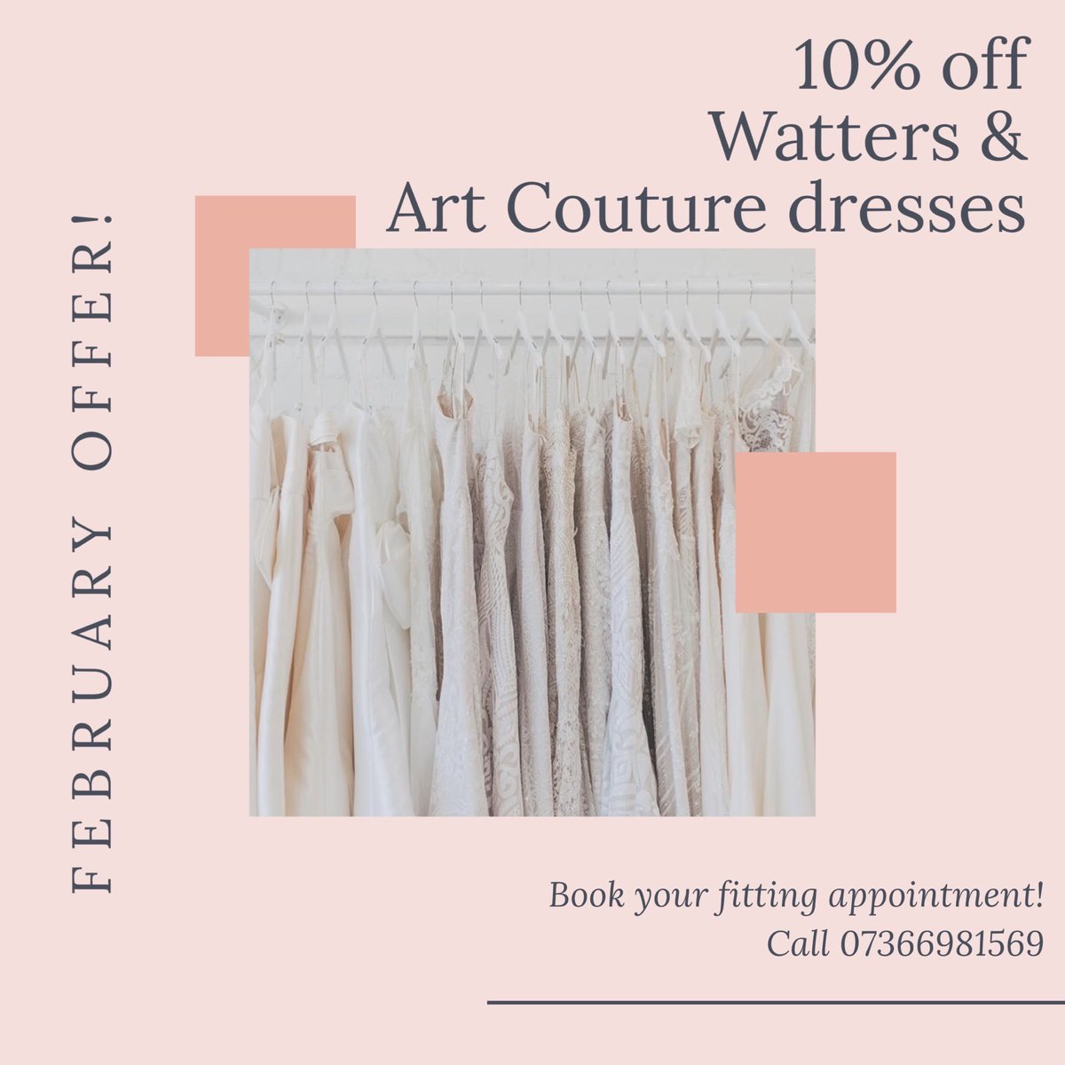 Love is in the air 💕 
February offer 10% off our Art Couture Collection &amp; Watters Wtoo Collection
Book your appointment today! 07366981569