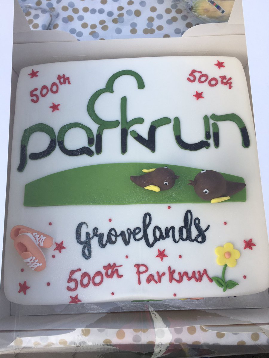 Skiltonator's tweet photo. Fab run in the sun this morning, and a guest appearance for the special occasion too 🥰 @GrovelandsPark #ParkRun #loveParkRun https://t.co/zxsIxYcrd4