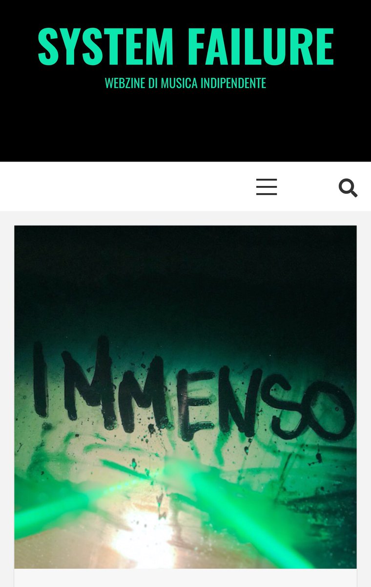 FUME' - "Immenso" - Il nuovo singolo del talento romano systemfailurewebzine.com/fume-immenso-i…