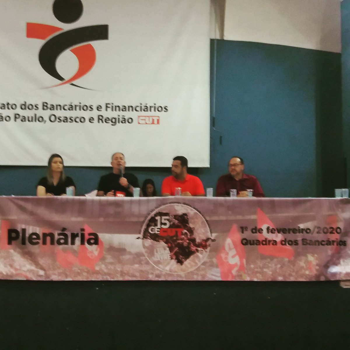 Sin2Psi's tweet photo. O Sinpsi está presente no 15°CECUT " POR UM ESTADO DE SÃO PAULO COM MAIS EMPREGOS, DIREITOS, INCLUSÃO E SINDICATOS FORTES " #CUT #Sinpsi #sindicalismo https://t.co/i6uxj8fXrk