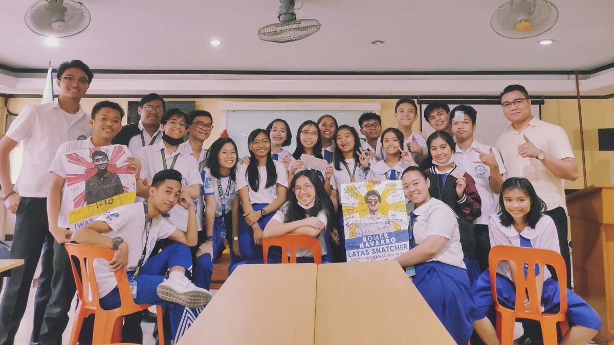 copernicus1920's tweet photo. Andd it's a wrap!! Maraming salamat sa Armstrong, Pauling at Darwin sa panonood ng IGOP. Sana ay nakuha ninyo ang nais iparating ng pelikula na ito. #igop #igopinmoko https://t.co/uU6e1phqAj