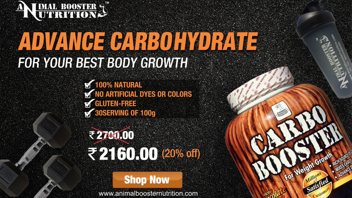AnimalBooster's tweet photo. !! Top 10 Weight Gainer Carbo Booster Best Quality fast Results.!! @animalbooster4 #YouthPower #ibbf
#bodybuilder #weightlifting #health #animalsupplement #carbobooster #weightgain #carb #SaturdayThoughts #SaturdayMotivation #MotivationalQuotes https://t.co/b8q5Gvqodq
