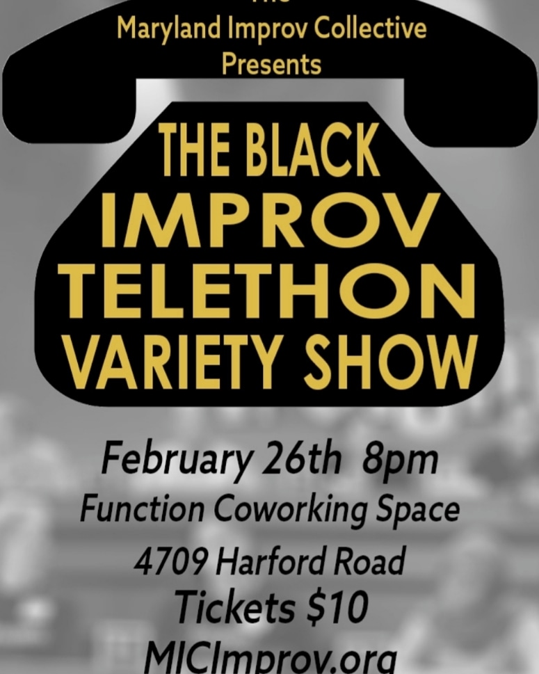 Happy #BlackHistoryMonth2020! Excited to celebrate our rich culture and history with my show 'the black improv telethon variety show' tickets are 10 dollars! #blackhistory #blackimprov #blackimprovisers