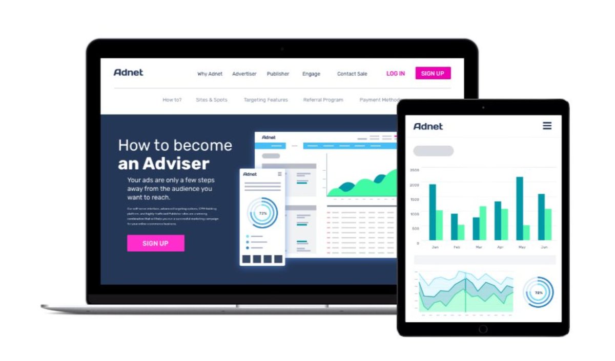 The AdNet guarantees efficient and effective advertising. The platform employs the use of cutting edge technology to achieve its goal. #tachain #adnet