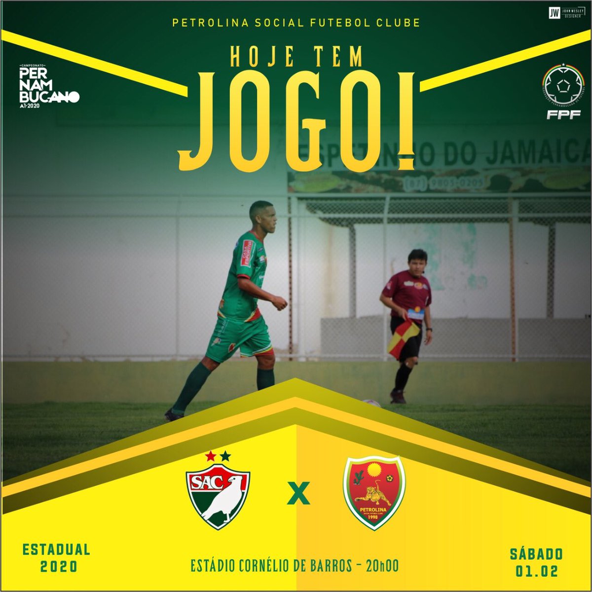 Hoje a Fera Sertaneja joga 🐯

Em partida válida pela 3ª rodada do Pernambucano 2020, a Fera Sertaneja entra em campo às 20h, para enfrentar a equipe do Salgueiro.