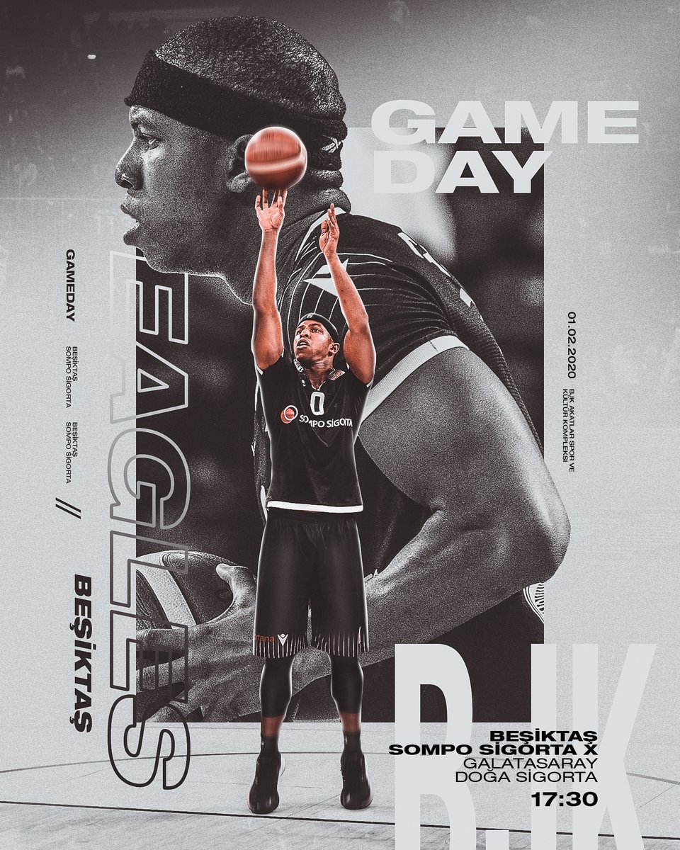 osmanibiscrea's tweet photo. Gameday design 🏀🦅
#gameday #gamedaydesign #graphicdesign #beşiktaş #galatasaray #sport #basketball #typography #design #behance #dribbble #keyart #sportdesign #manupilation #poster #designinspiration https://t.co/0c0nM0ndME