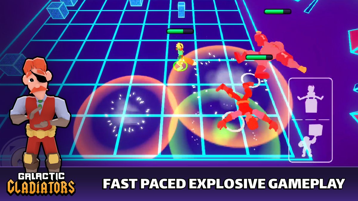 Galactic Gladiators - F2P Deathmatch Brawler tweet media