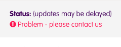 LadyRebeccaC's tweet photo. @parcelmonkey Hey! What does it mean when it says there is a problem with my booking status? It says "updates may be delayed" 🤔 https://t.co/kzQ7UifNUw