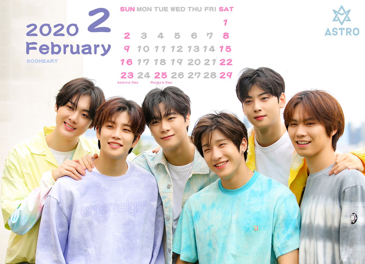 500_heart's tweet photo. 2020年2月份月曆 ibon列印 

取件編號：8011601157
列印期限：2020/02/04 21:15

#아스트로 #ASTRO #ibon #ibon列印 #500HEART https://t.co/DYtt64eqSg