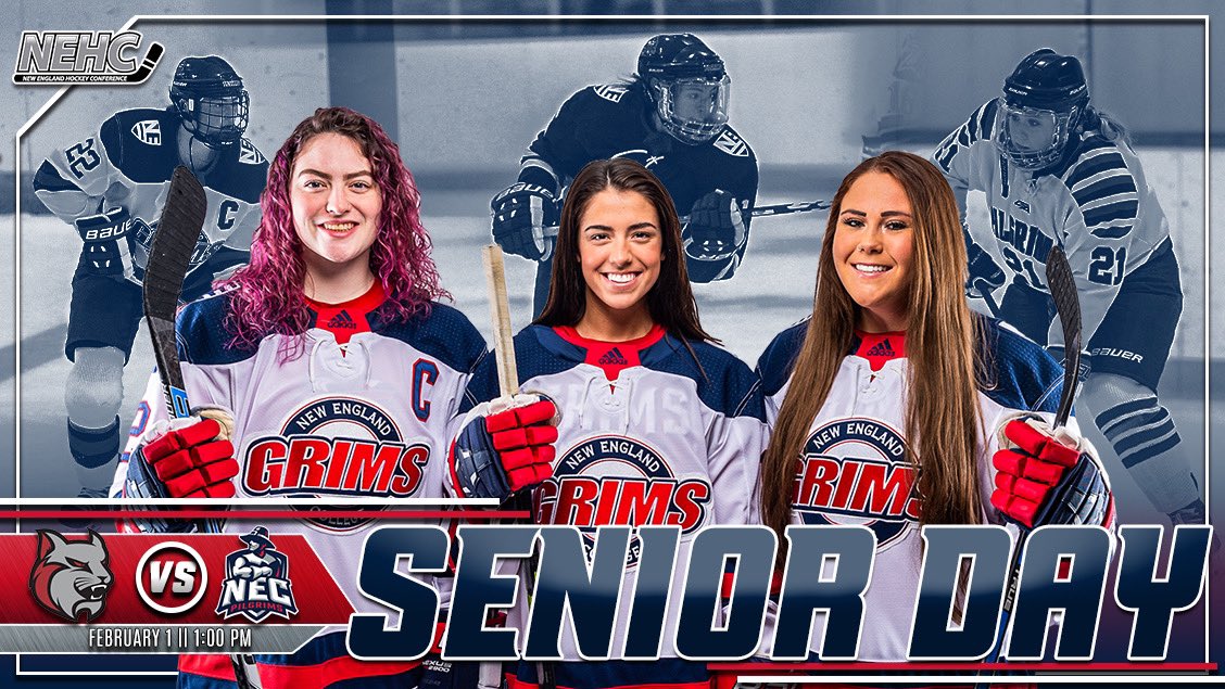 New England College Athletics (@nec_athletics) on Twitter photo .<a href="/NECWIH/">NEC W Ice Hockey</a> has their senior day as they honor these three seniors prior to the game against Anna Maria #GoGrims #Forward #d3hockey #d3hky .<a href="/NECWIH/">NEC W Ice Hockey</a> has their senior day as they honor these three seniors prior to the game against Anna Maria #GoGrims #Forward #d3hockey #d3hky