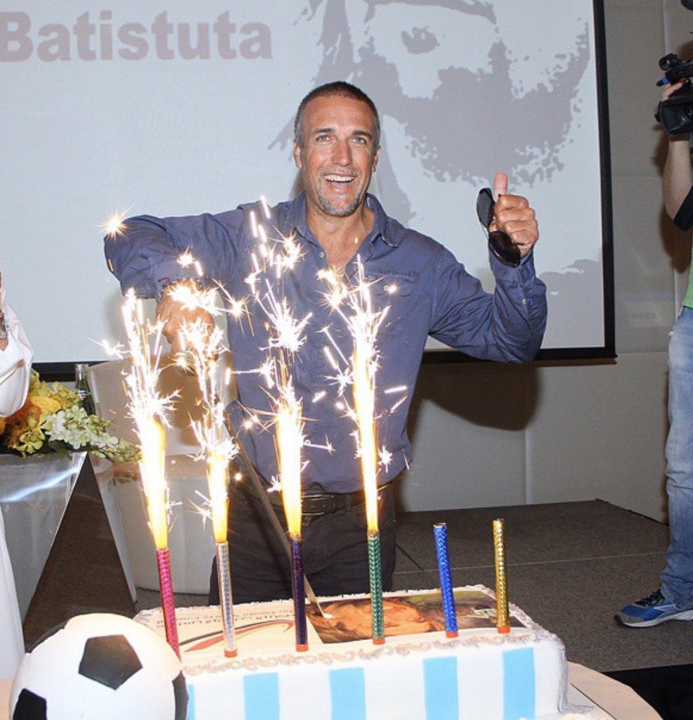 On this day in 1  9  6  9  , a legend was born Happy birthday, Gabriel Batistuta   