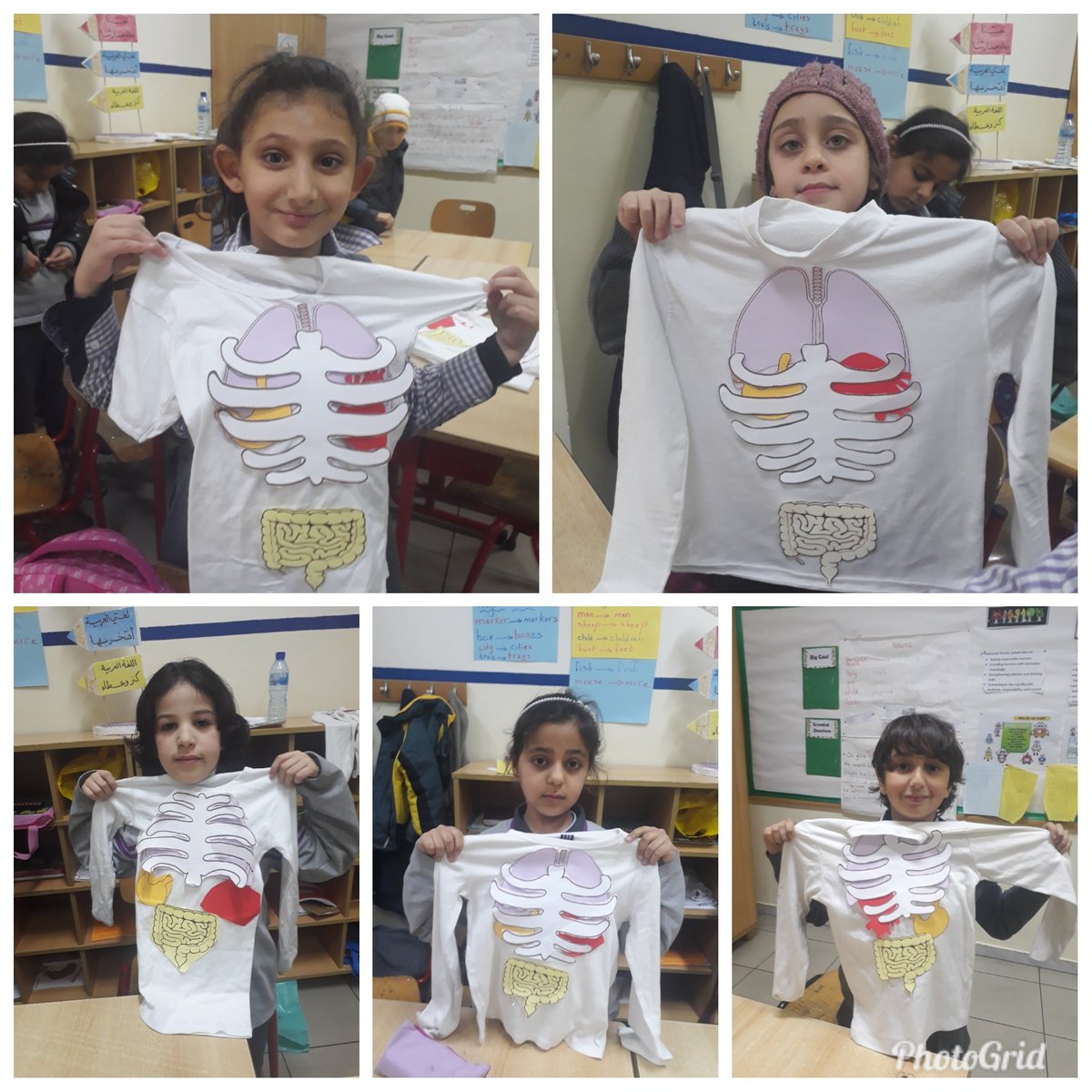 Grade 3 learners were busy designing their bodies
@DawhaHighSchool