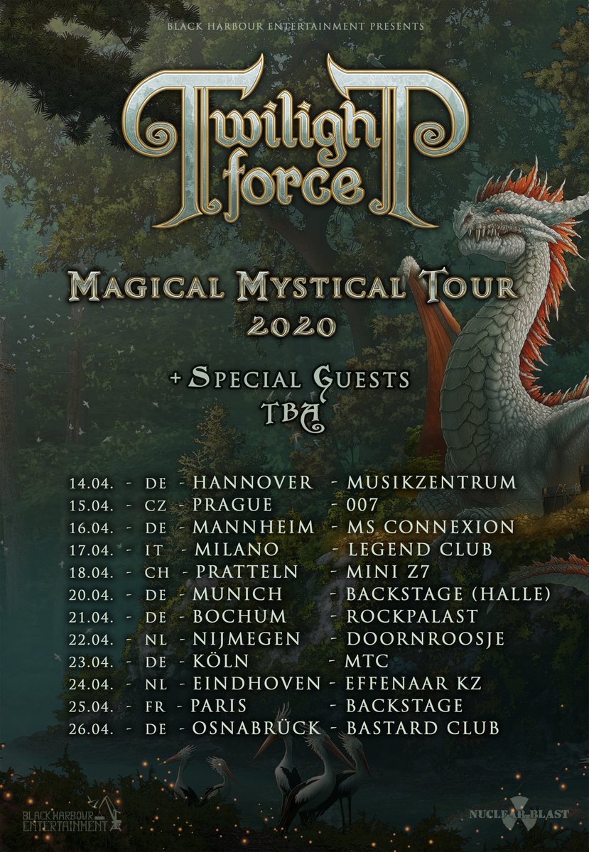 Who will we be seeing on the Magical Mystical Tour?
#twilightforce