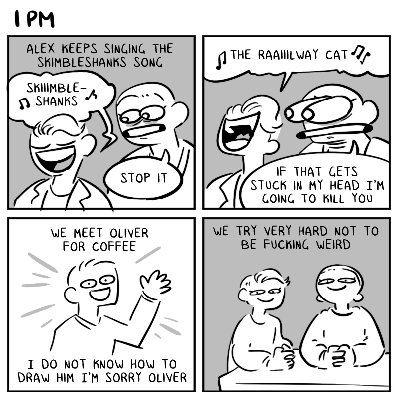 alex and i are a terrible duo  #hourlycomicday