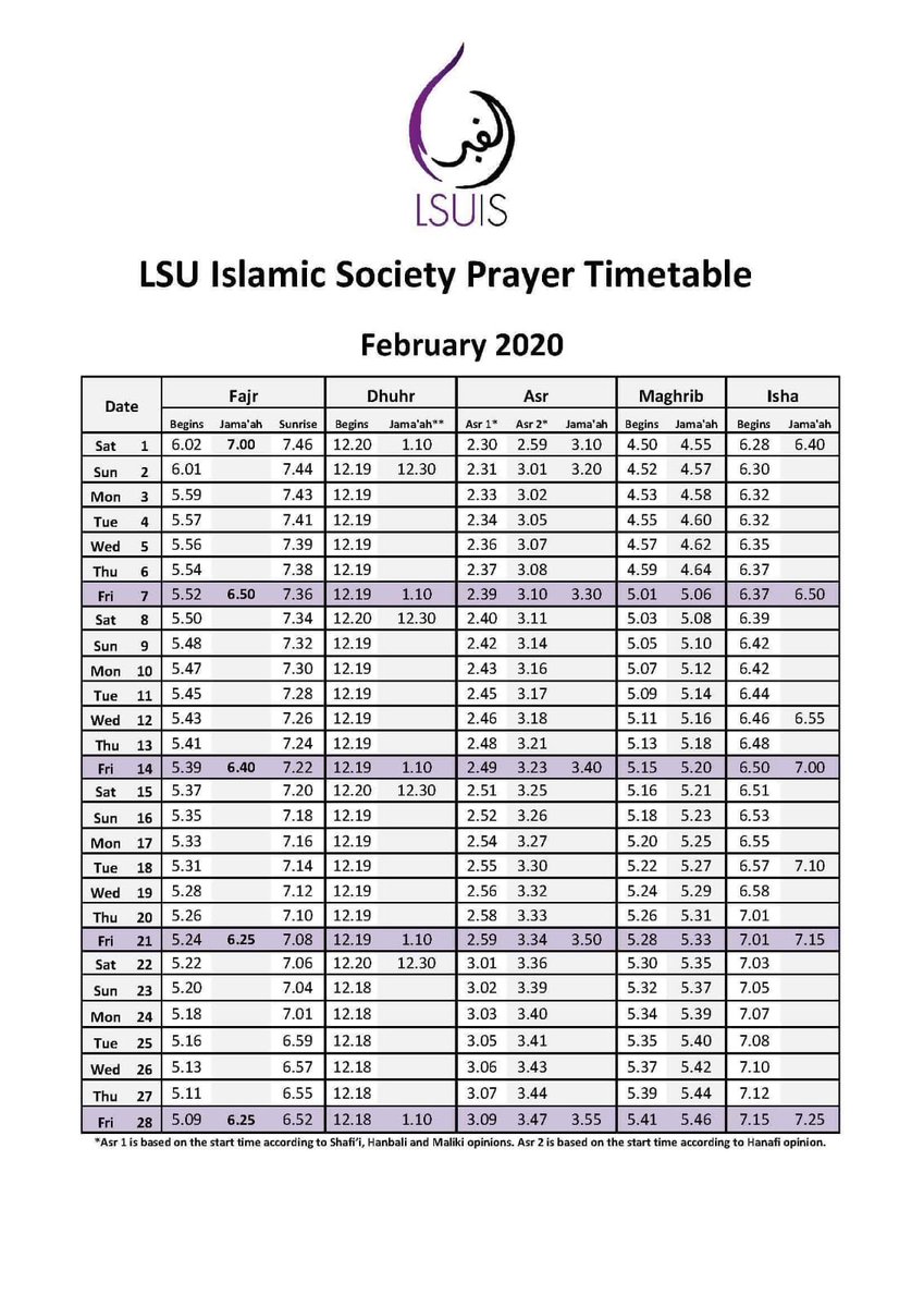 LSU Islamic Society tweet media