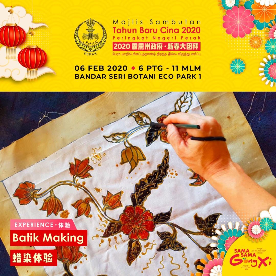 PerakTourism's tweet photo. 【Majlis Sambutan Tahun Baru Cina 2020 Peringkat Negeri Perak】

Jom raikan bersama perayaan ini pada 6hb Februari (Khamis), 6 petang hingga 11 malam, di Eco Park 1, Bandar Seri Botani, Ipoh, anjuran Kerajaan Negeri Perak. https://t.co/XqYjOgu3Sk