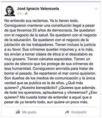 pablushkaparole's tweet photo. Gracias por decirlo tan bien @elchascas 
#PlazaDeLaDignidad #noessequiaessaqueo #coronarvirus #pacovirus #AprueboNuevaConstitucion #SabadoDeGanarSeguidores #NuevaConstitucionParaChile #NuevaConstitucion #SiguemeYTeSigo https://t.co/Vmt6aevMG0