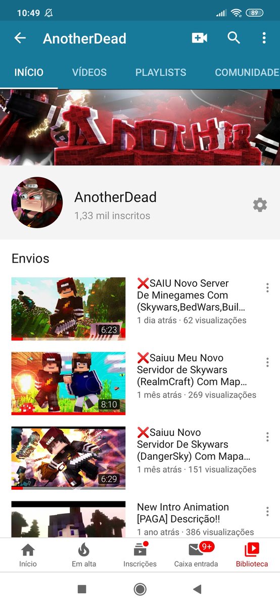 Rafaellmg_'s tweet photo. Vendo este Canal, Preço Chama DM. https://t.co/kHT8QWzvpG
