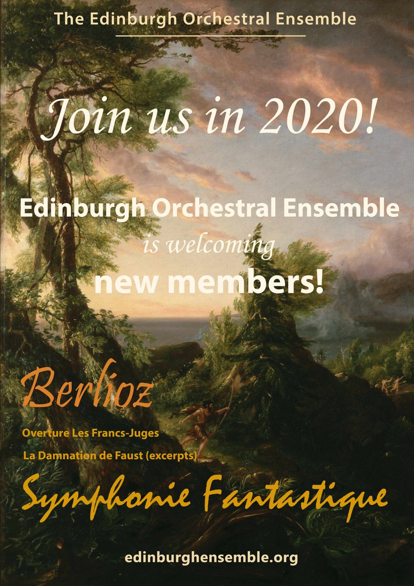 EdinEnsemble's tweet photo. JOIN US in 2020! 

We are a very friendly orchestra which performs music at an excellent standard! 

EdinburghEnsemble@gmail.com
https://t.co/7R3M7sSa9r 

PLEASE SHARE!

WATCH THIS: Possibly the first 'Movie Trailer' for a Symphony!
https://t.co/VJfoH2oUMR https://t.co/wDm1Fntngk