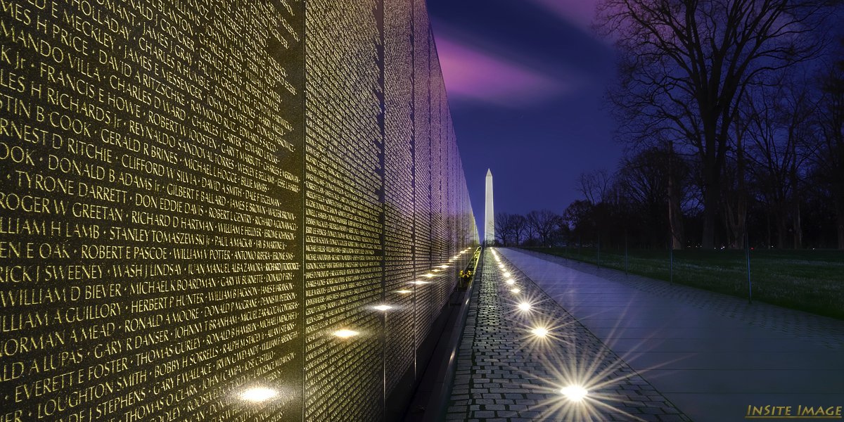 insiteimage's tweet image. Vietnam Memorial at night - took this a couple of weeks ago (before the last photo I posted). Very happy to have this! #VietnamMemorial #vietnamveteransmemorial #washingtonmonument #myDCcool #WashingtonDC #findyourpark #NikonNoFilter #ThePhotoHour #StormHour #potw @spann #igdc