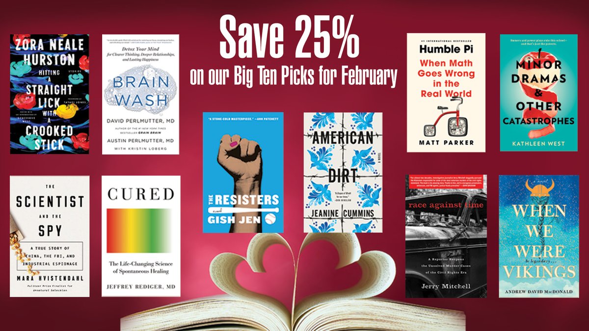 💕 Which book will you love this month? 💕Check out our #UMNBookstores top picks for February #umnreads  - mailchi.mp/umn/febbig1020