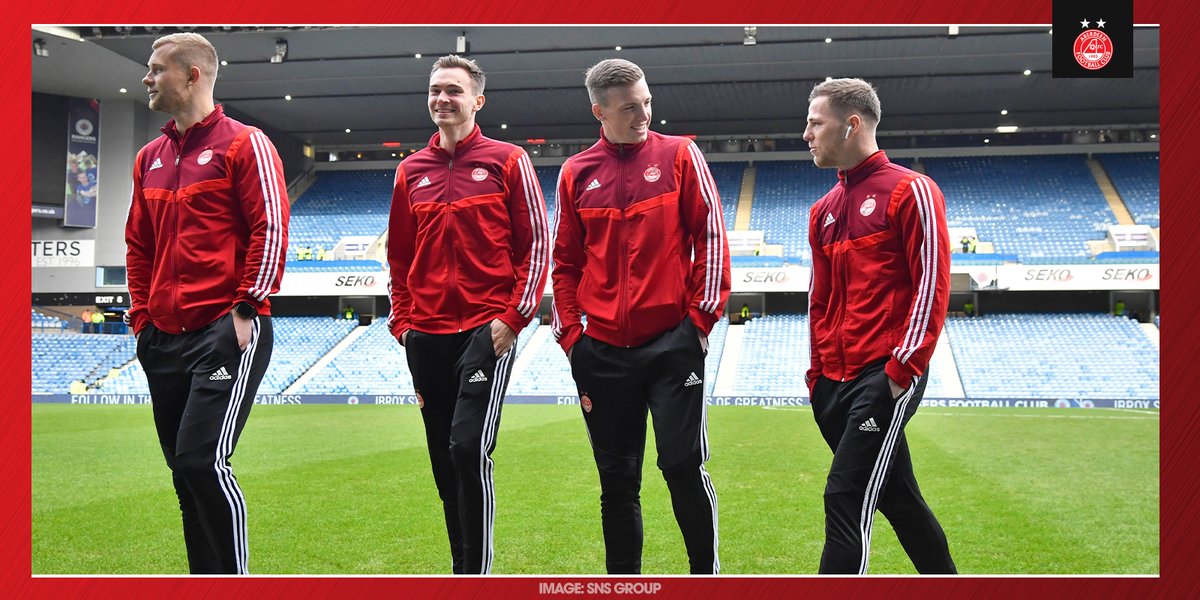 AberdeenFC's tweet photo. 🔴⚪️ The Dons have arrived #StandFree https://t.co/1CQwrZB4pp