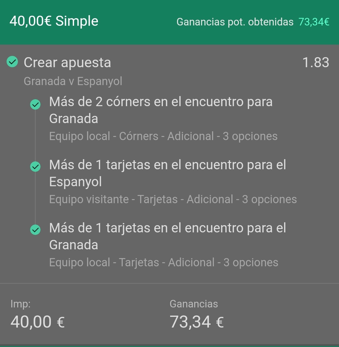 JokerTips3's tweet image. 2nda apuesta de Febrero. 

@GranadaCdeF @RCDEspanyol  nos dan un verde en esta tarde de sabado... 

¡A por más!