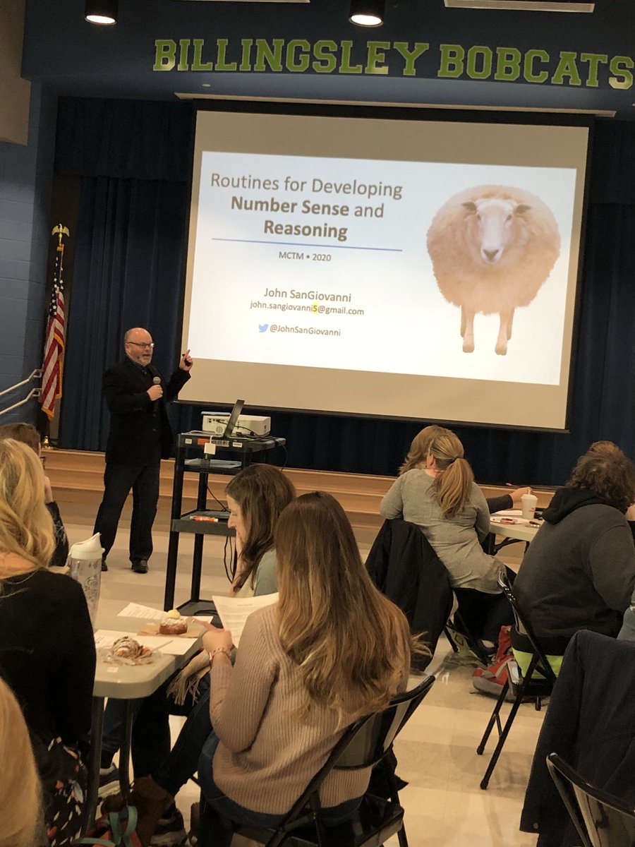 sshaener's tweet image. ⁦@MCTM_News⁩ ⁦@CorwinPress⁩ ⁦@JohnSanGiovanni⁩ MCTM hosted a great morning of math kicked off by our amazing keynote John SanGiovanni. #mathroutines