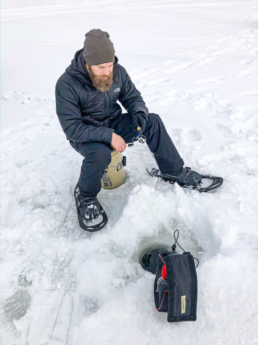 beardontherun's tweet photo. Enjoying the beauty of winter in Minnesota last weekend while ice fishing with friends. Took the @yukoncharlies Elite SPIN Snow Shoes with to walk around on the ice. So easy to put on over my boots with the spin dial bindings system!! #ExperienceWinter #YukonCharlies https://t.co/2IOFM6D8Rv