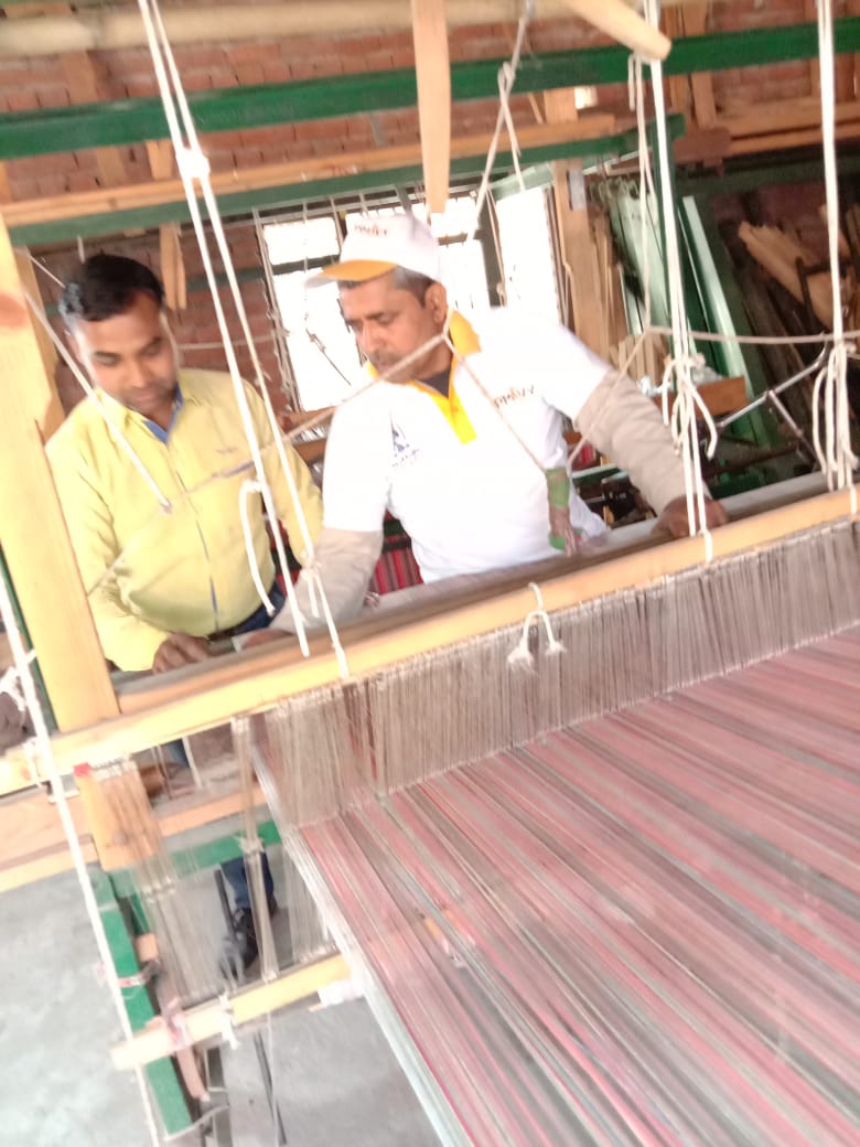 Chanucreations's tweet photo. On the Assessment day of RPL under pmkvy Skill development training programme for Two shaft Handloom weaver at Muzaffarnagar Uttar Pradesh on 01/02/202 
@TextileSSC @NSDCINDIA @PMKVY_ @MSDESkillIndia 
@myogiadityanath 
@PMOIndia https://t.co/rKhHguxszW