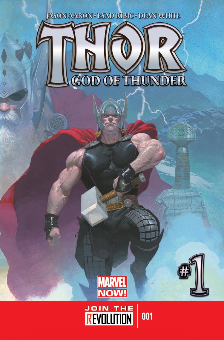 The cover to Thor God Of Thunder # 1 by Esad Ribic.
#esadribic #jasonaaron #themightythor #thorgodofthunder #marvelcomics #marvelnow #thecosmiccomicbookbroadcast #comicbookbroadcaster #ICON #comicbooks