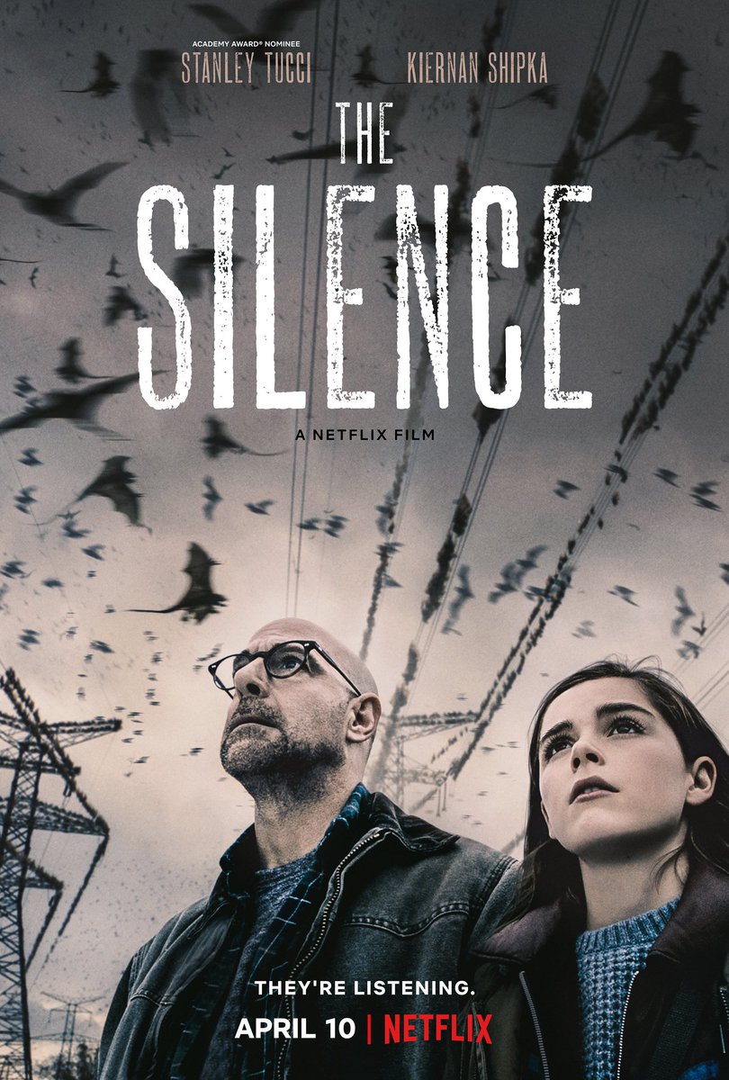  #TheSilence (2019) this is an okay film with a talented cast, it feels very similar to A Quiet Place just not as good. The creatures concept and design is so cool and it could've been a way better film. It feels like it really wanted to be A Quiet Place so bad.