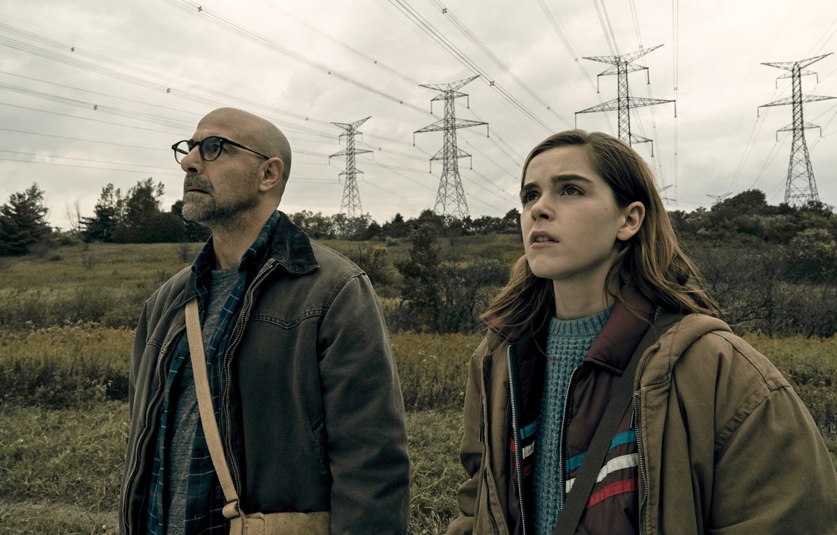  #TheSilence (2019) this is an okay film with a talented cast, it feels very similar to A Quiet Place just not as good. The creatures concept and design is so cool and it could've been a way better film. It feels like it really wanted to be A Quiet Place so bad.