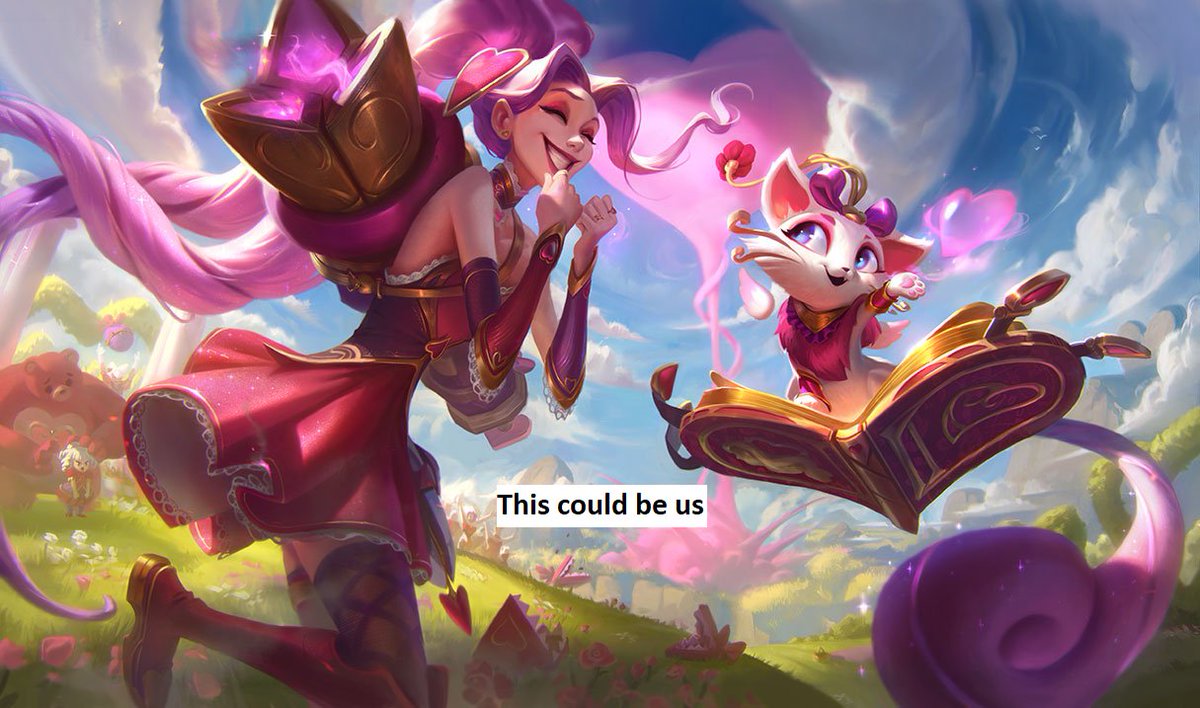 RiotAugust's tweet photo. LF duo for Valentine's day.

Pros: I main Yuumi so I'll never leave you
Cons: I main Yuumi https://t.co/wzkztQkulA