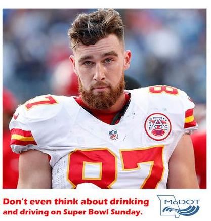 MoDOT_KC's tweet photo. Celebrate the big game responsibly. Be safe. Be smart. #ChiefsKingdom https://t.co/kTgDifJexy