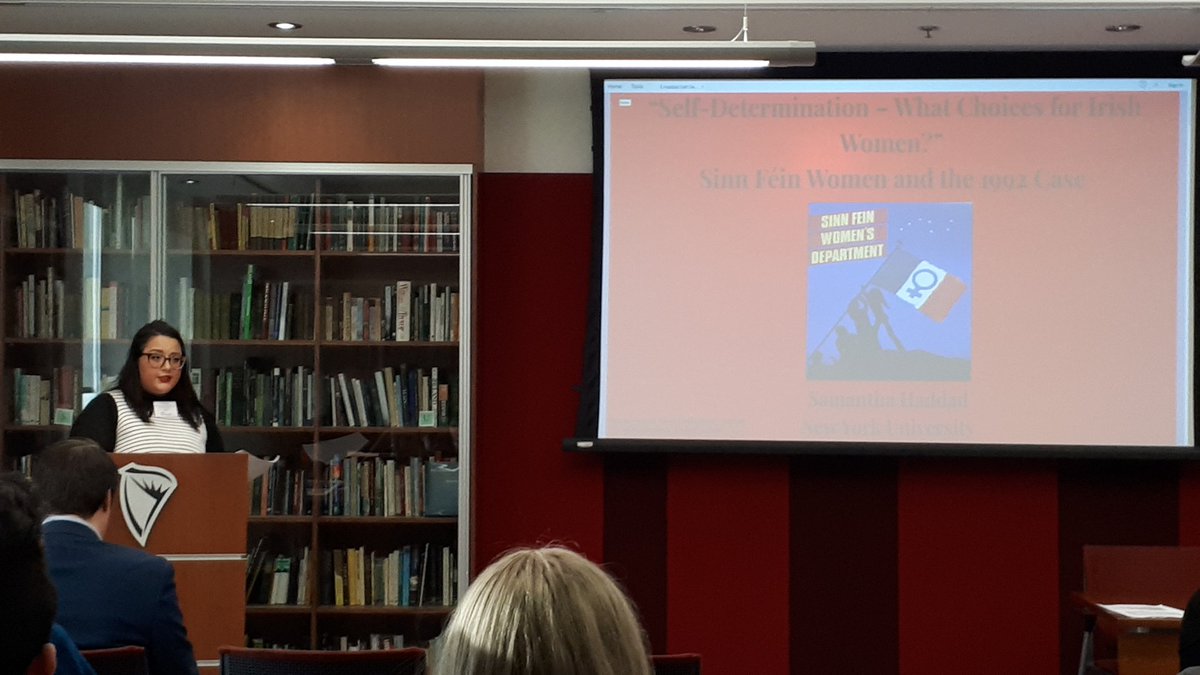 cgc_is's tweet photo. Our next speaker in Panel #2 is Samantha Haddad discussing the obsession with the female body and the question of women's choice in the 1992 body politic in her paper, "Sinn Féin Women and the 1992 Case" #cgcis2020 https://t.co/OLiDNUsEPO