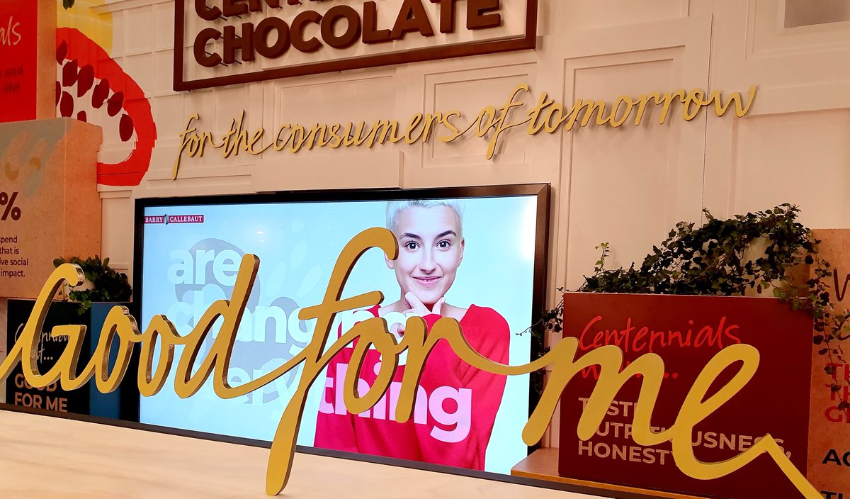 BarryCallebaut's tweet photo. Exciting news: Our booth just got finished - now we are ready to welcome you tomorrow at #ISM2020! See you very soon in Hall 10.2 / Booth C10. Check out the program we have for you: 
https://t.co/dxYyAV7D3T
#BarryCallebaut #CentennialChocolate #BCStudio #CraftCreateCollaborate https://t.co/lJwjGAzrgX