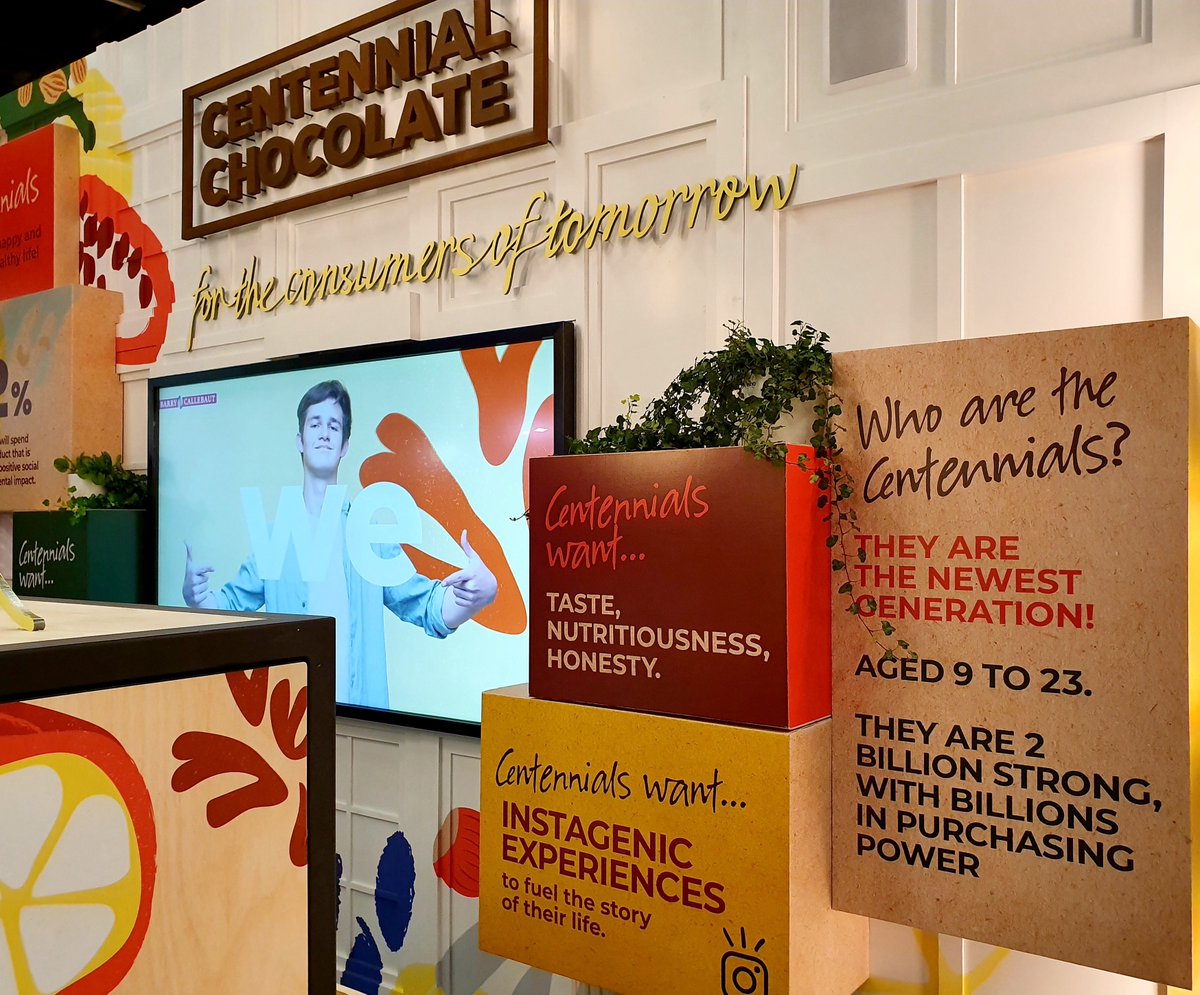 BarryCallebaut's tweet photo. Exciting news: Our booth just got finished - now we are ready to welcome you tomorrow at #ISM2020! See you very soon in Hall 10.2 / Booth C10. Check out the program we have for you: 
https://t.co/dxYyAV7D3T
#BarryCallebaut #CentennialChocolate #BCStudio #CraftCreateCollaborate https://t.co/lJwjGAzrgX