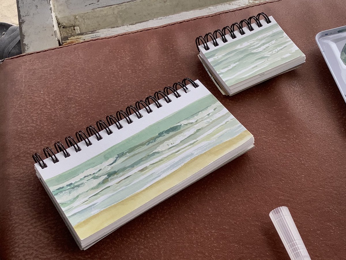 바닷가로 여행가서 그린 그림들 (1)