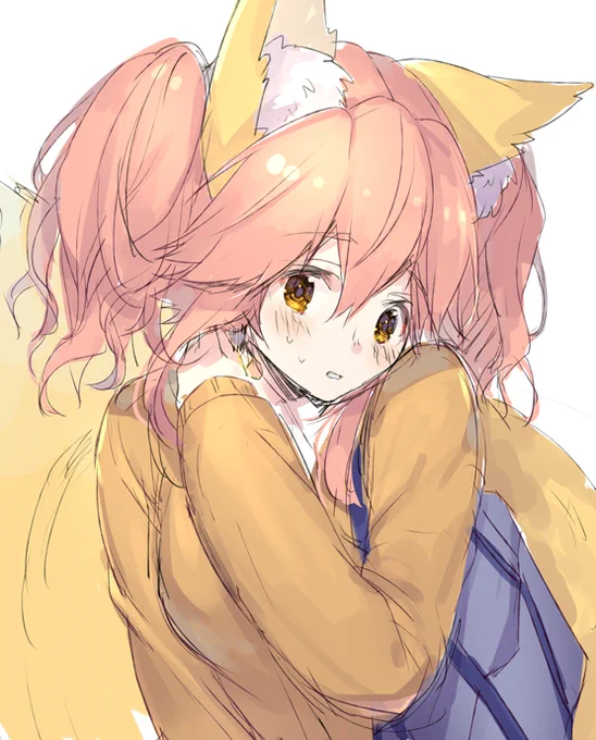 【Fate】JK玉藻ちゃん
サンクリ新刊のラフです
#FGO 
#玉藻の前 
#サンクリ 