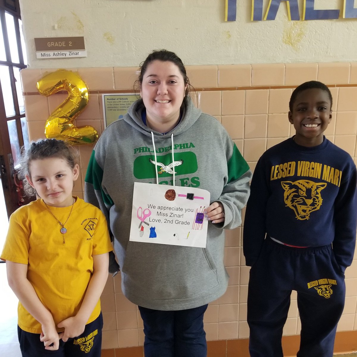 BVMSchoolDarby's tweet photo. Thank you to our wonderful teachers! @SrVirginiaBVM @BVM_2ndGrade @1stgradeBVM @AOPS_Schools @ArchPhilly https://t.co/SISxPcH3qJ