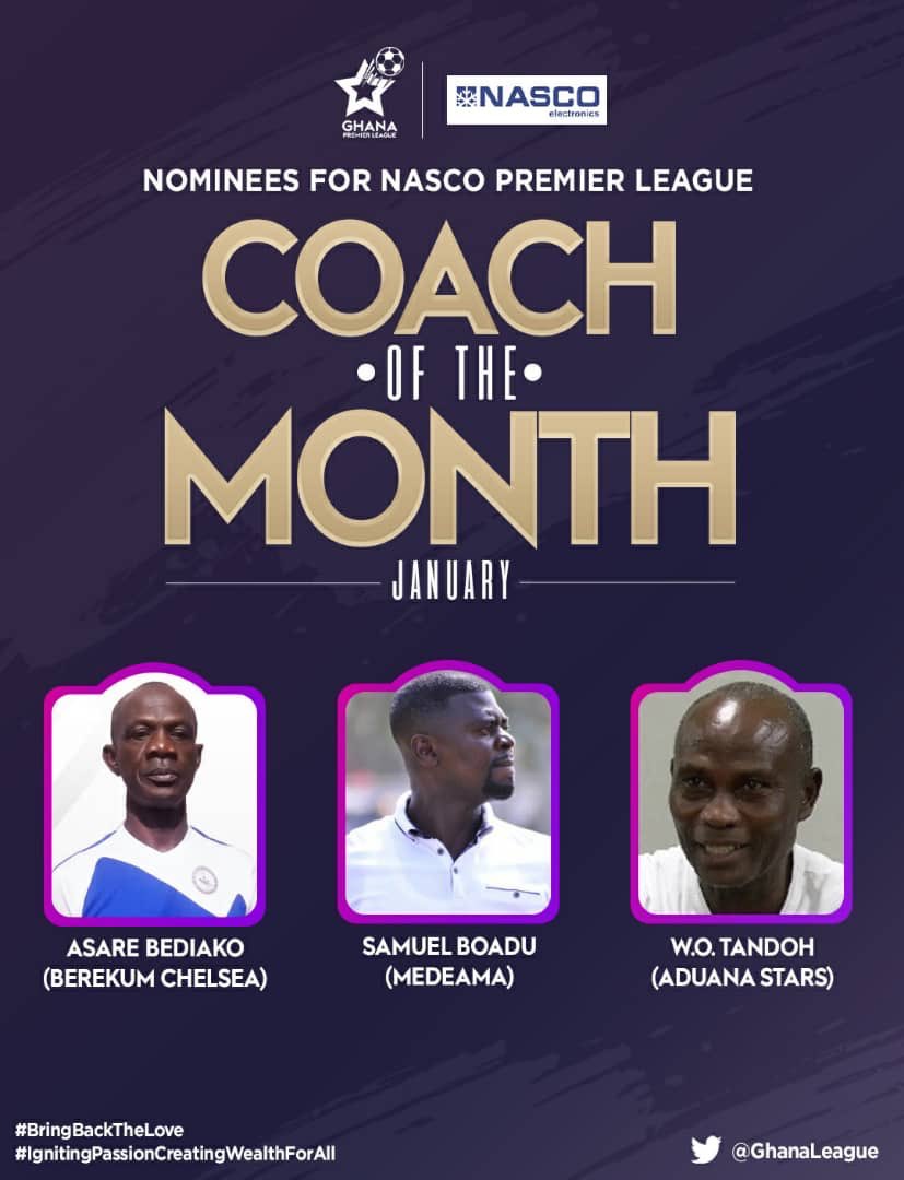 Akwasi_Ayala's tweet image. Who is your coach of month in the @GhanaLeague?