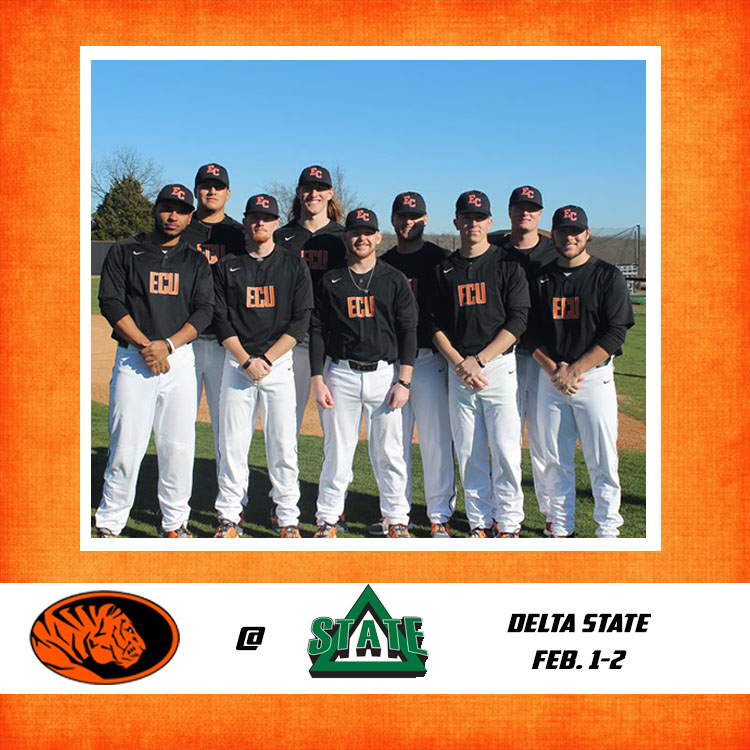 ECUTigers's tweet photo. Good luck to @ECUTigersBSB as they open their season against Delta State this weekend.
#FearOurRoar
@ECUTigerUpdates https://t.co/kxjjXzQBWq
