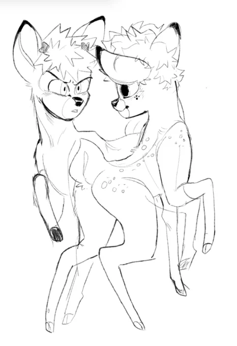 Some bkdk Bambi sketches 
